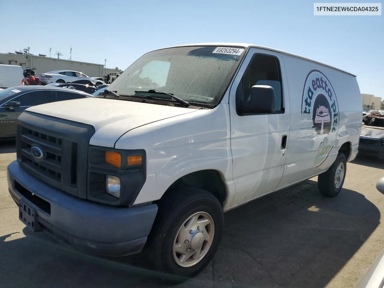 2012 Ford Econoline E250 Van VIN: 1FTNE2EW6CDA04325 Lot: 69263294