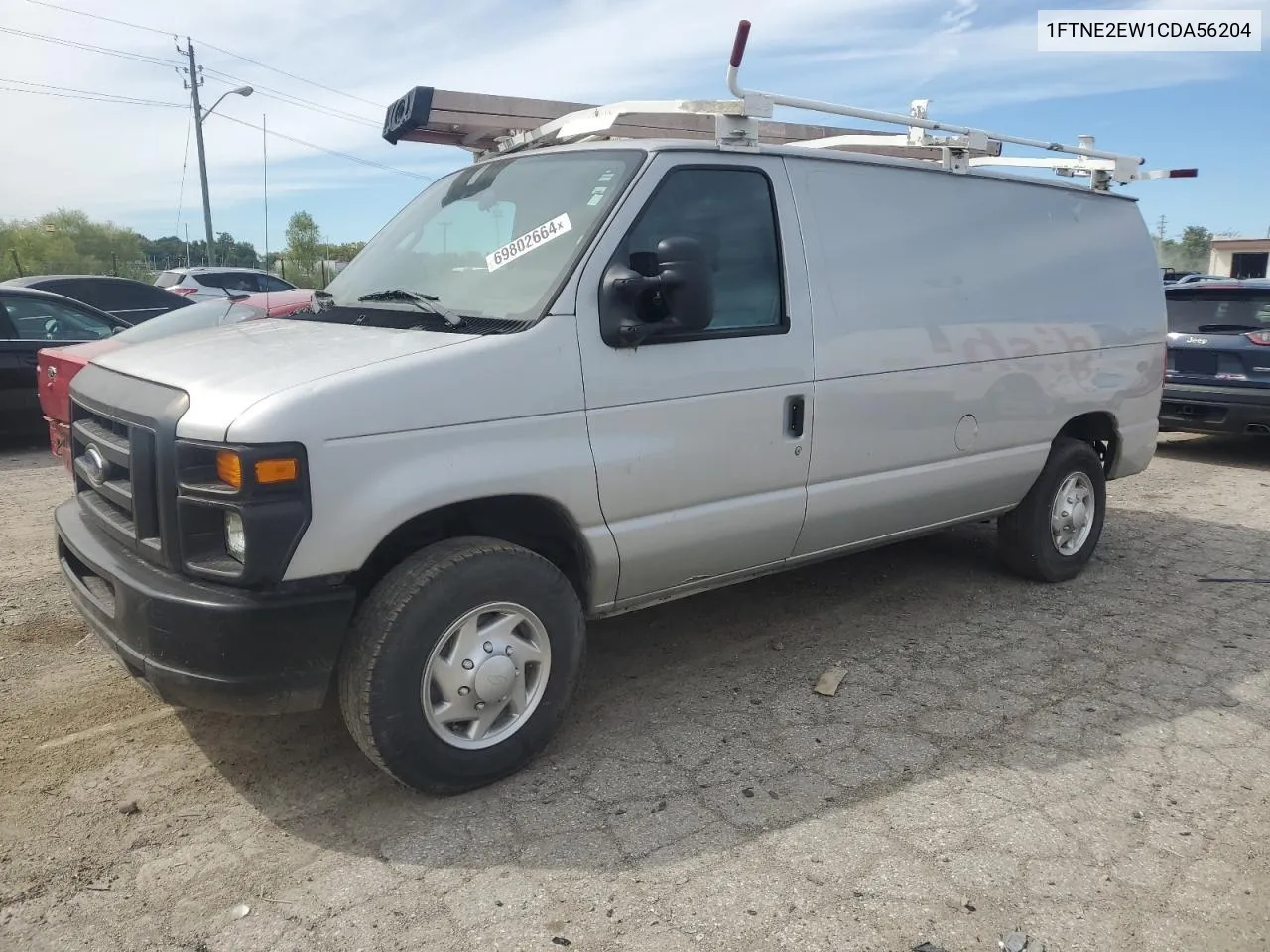 2012 Ford Econoline E250 Van VIN: 1FTNE2EW1CDA56204 Lot: 69802664