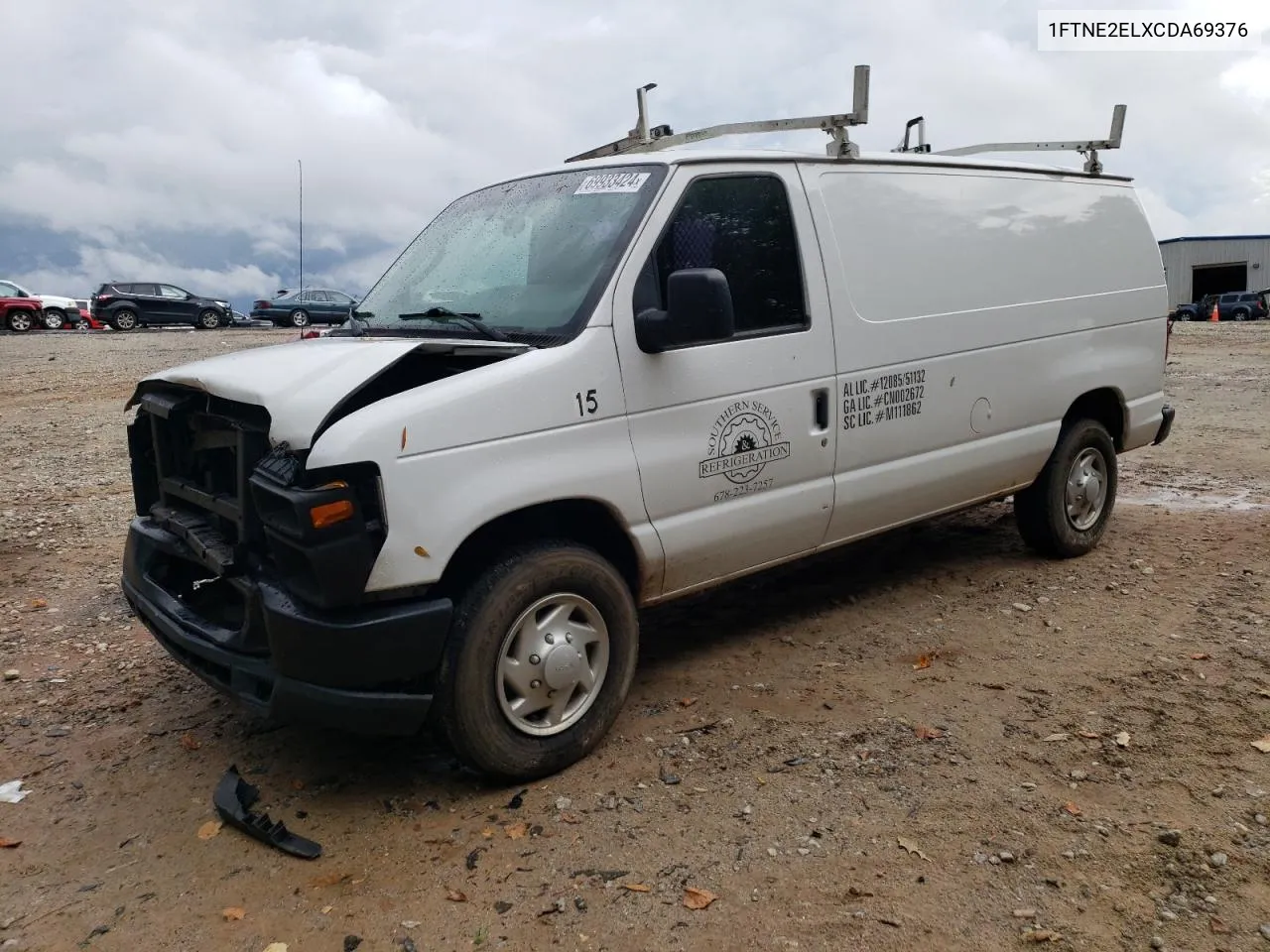 2012 Ford Econoline E250 Van VIN: 1FTNE2ELXCDA69376 Lot: 69933424