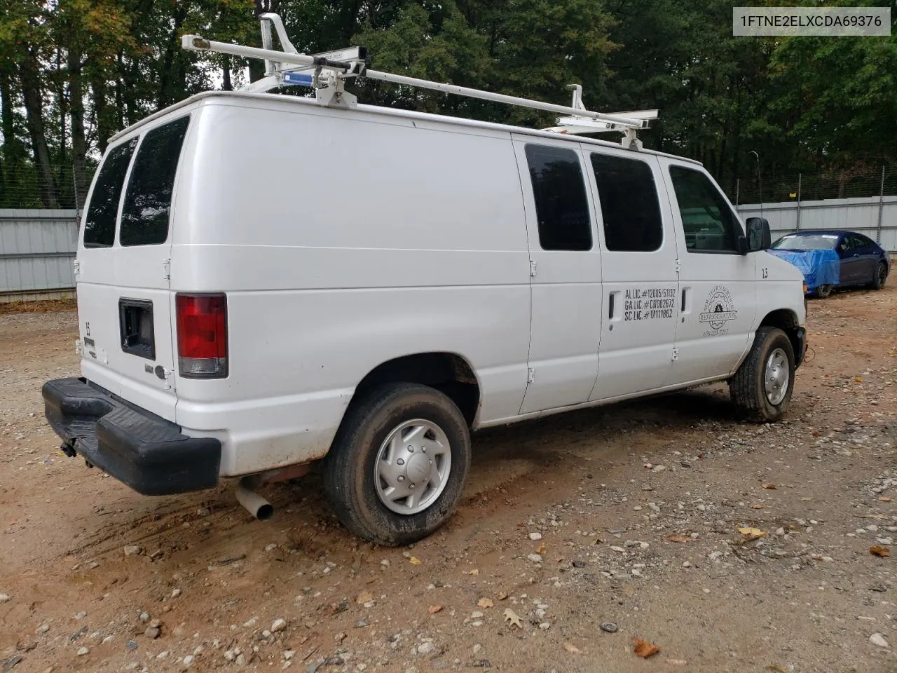 2012 Ford Econoline E250 Van VIN: 1FTNE2ELXCDA69376 Lot: 69933424