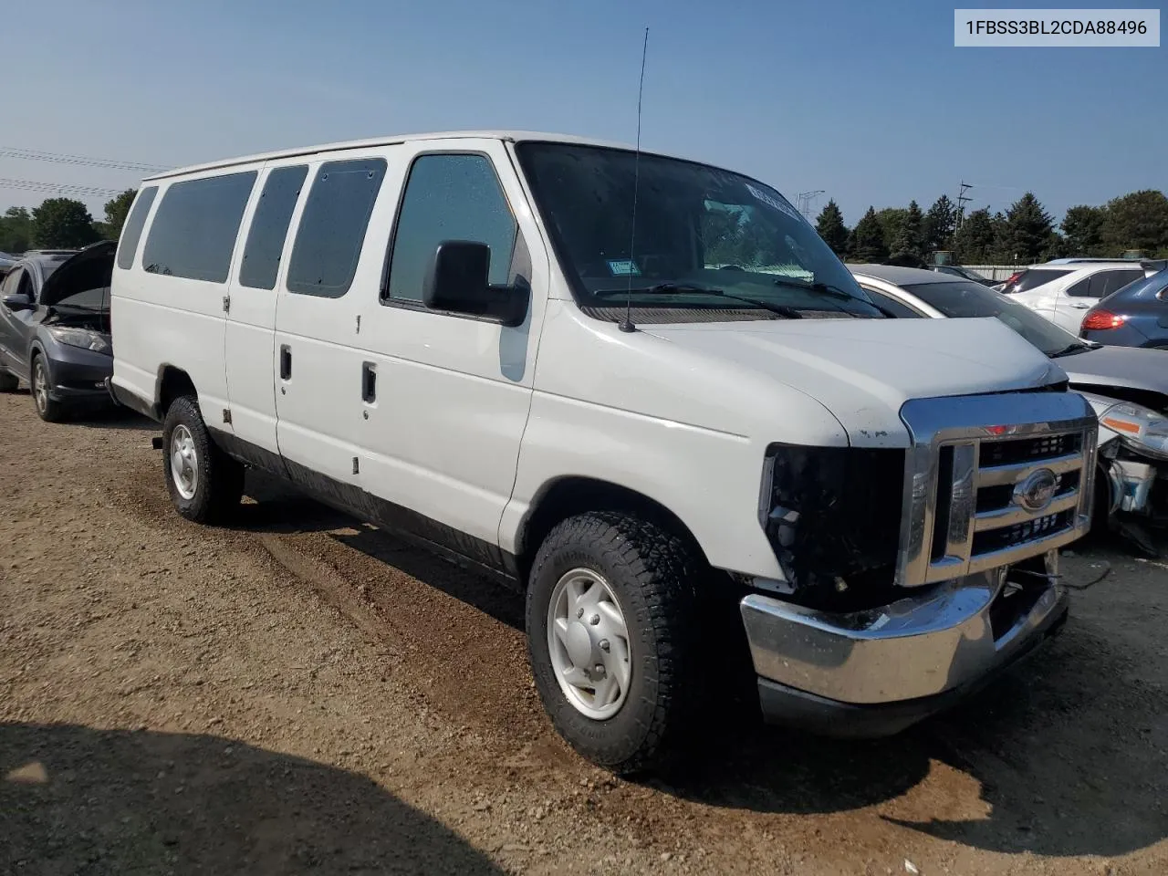 2012 Ford Econoline E350 Super Duty Wagon VIN: 1FBSS3BL2CDA88496 Lot: 70577994