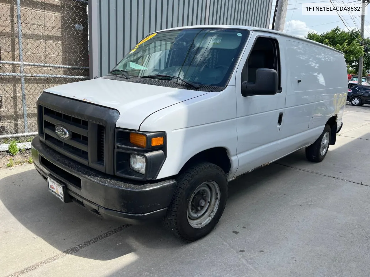 2012 Ford Econoline E150 Van VIN: 1FTNE1EL4CDA36321 Lot: 71110544