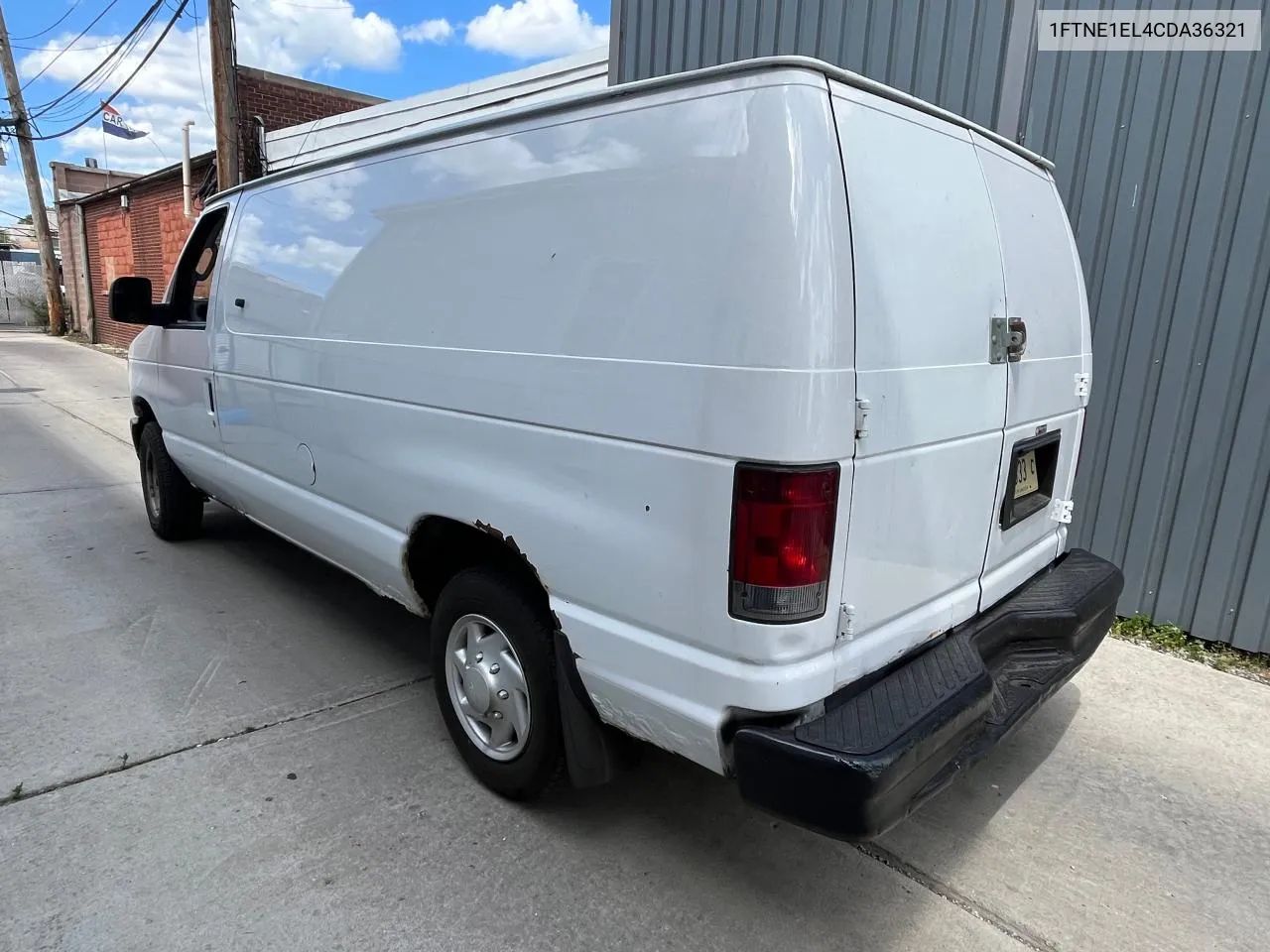 2012 Ford Econoline E150 Van VIN: 1FTNE1EL4CDA36321 Lot: 71110544