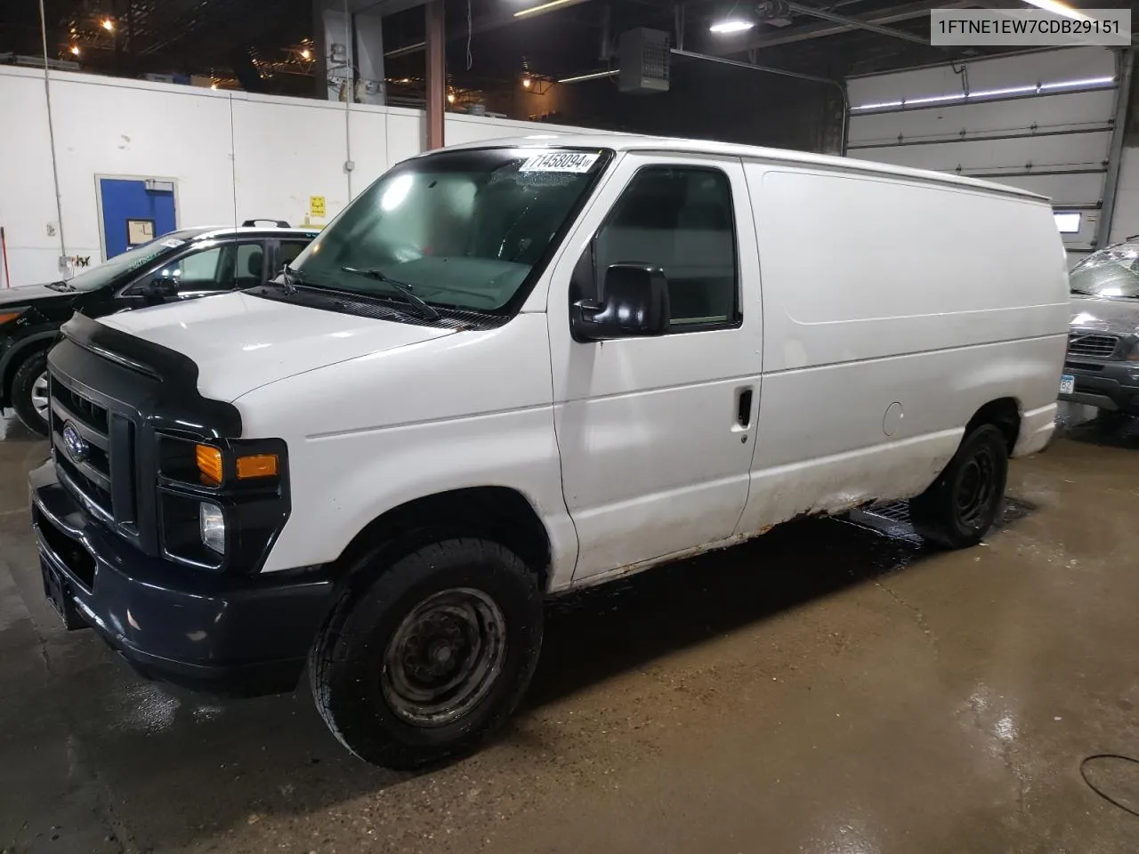 2012 Ford Econoline E150 Van VIN: 1FTNE1EW7CDB29151 Lot: 71458094