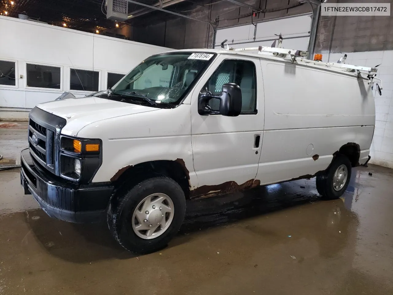 2012 Ford Econoline E250 Van VIN: 1FTNE2EW3CDB17472 Lot: 71878194