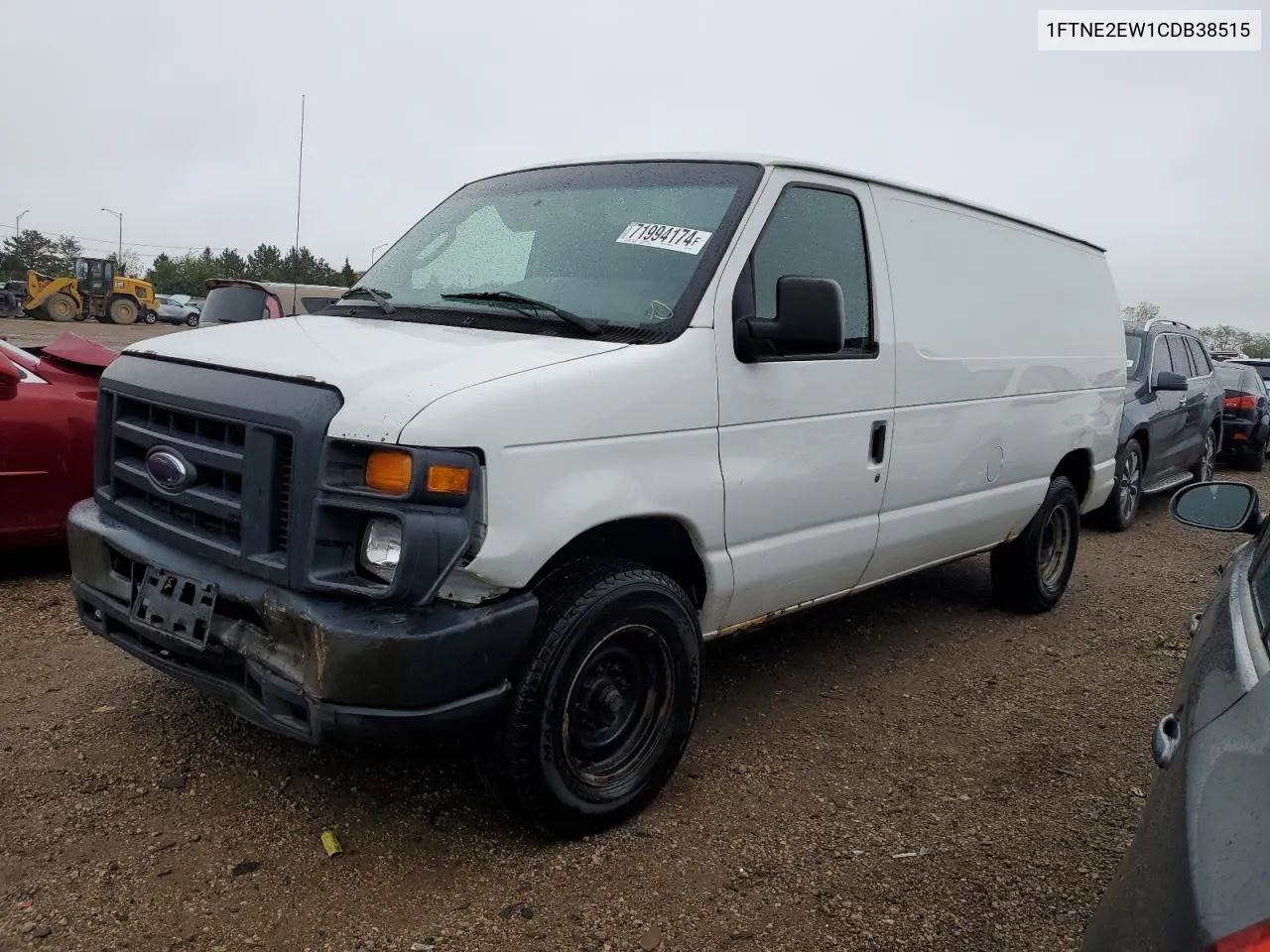 2012 Ford Econoline E250 Van VIN: 1FTNE2EW1CDB38515 Lot: 71994174