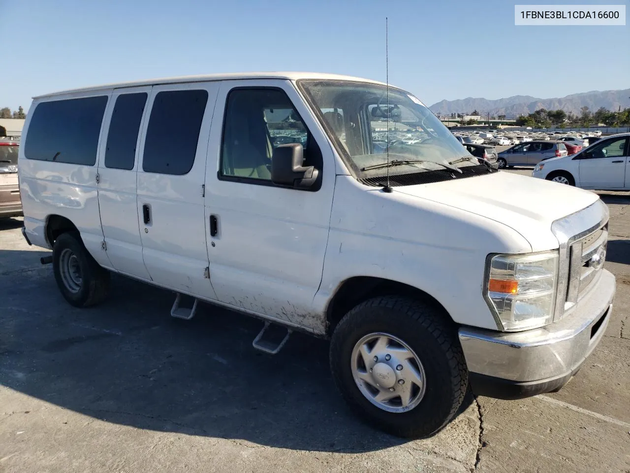 2012 Ford Econoline E350 Super Duty Wagon VIN: 1FBNE3BL1CDA16600 Lot: 71994594