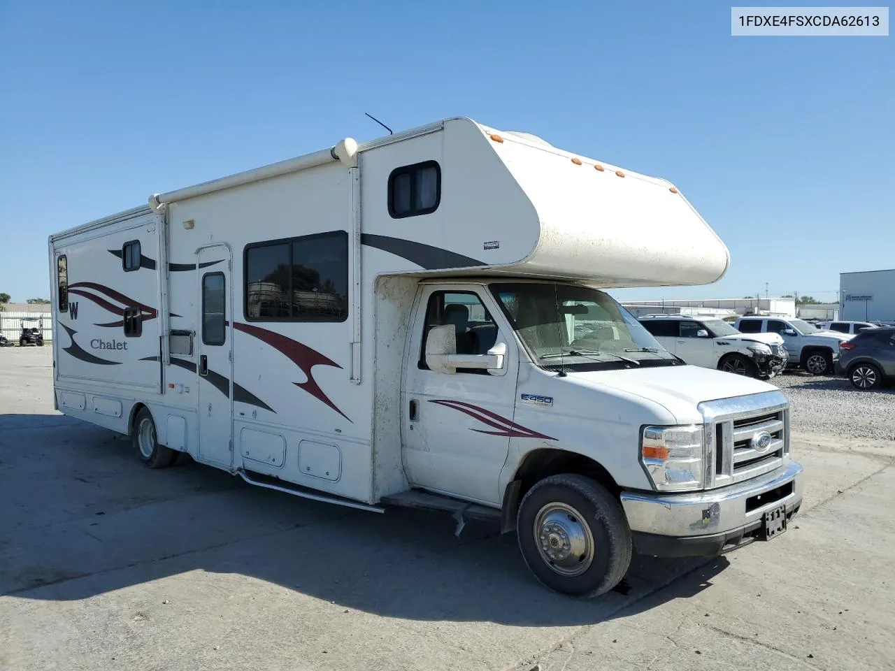 2012 Ford Econoline E450 Super Duty Cutaway Van VIN: 1FDXE4FSXCDA62613 Lot: 72039524