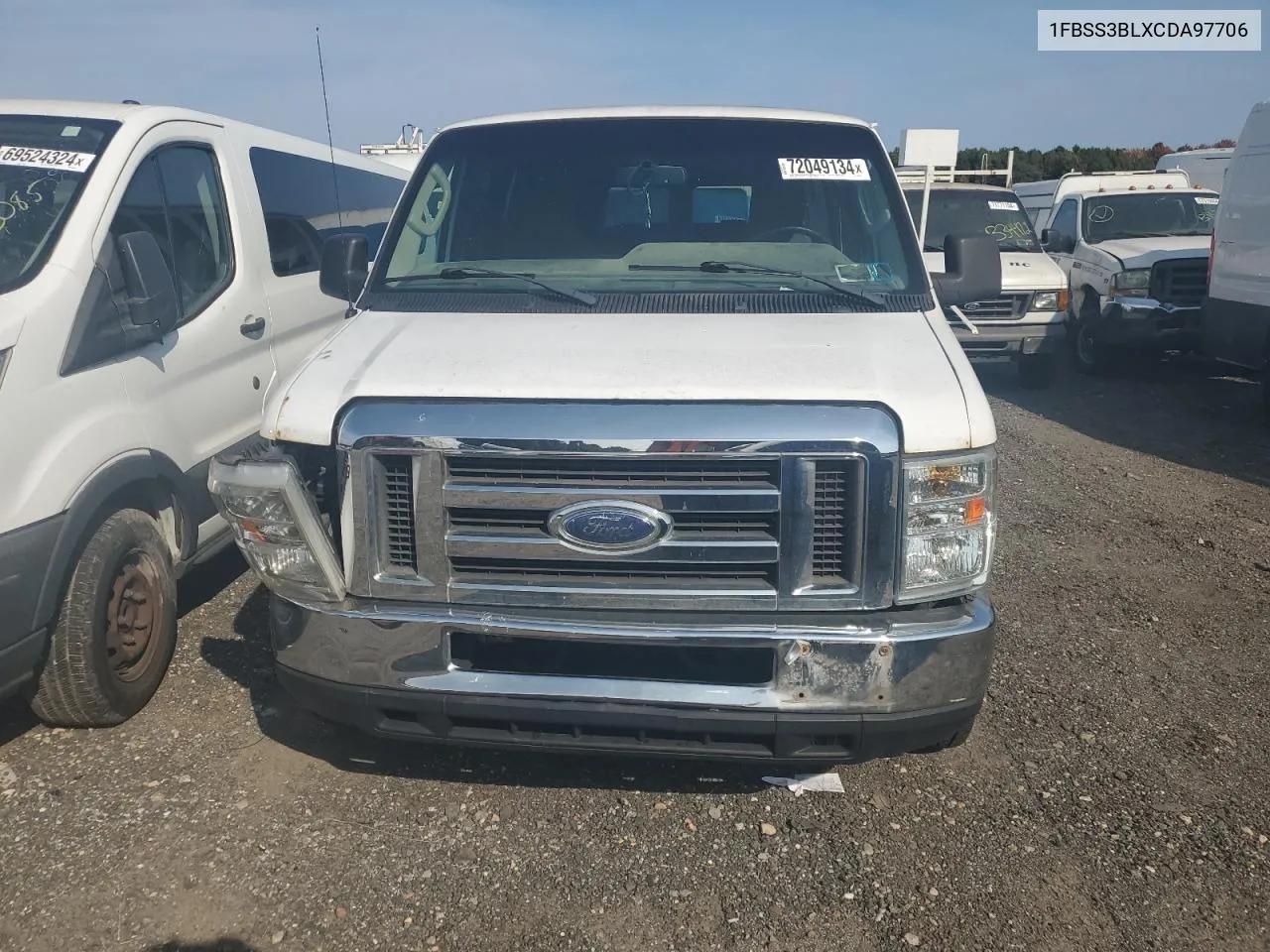 2012 Ford Econoline E350 Super Duty Wagon VIN: 1FBSS3BLXCDA97706 Lot: 72049134