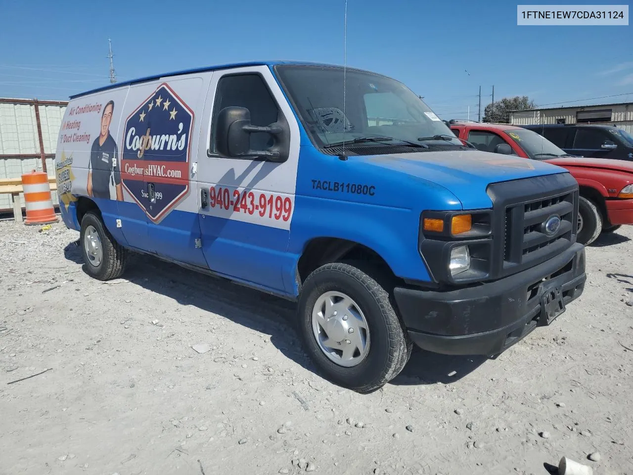 2012 Ford Econoline E150 Van VIN: 1FTNE1EW7CDA31124 Lot: 72262224