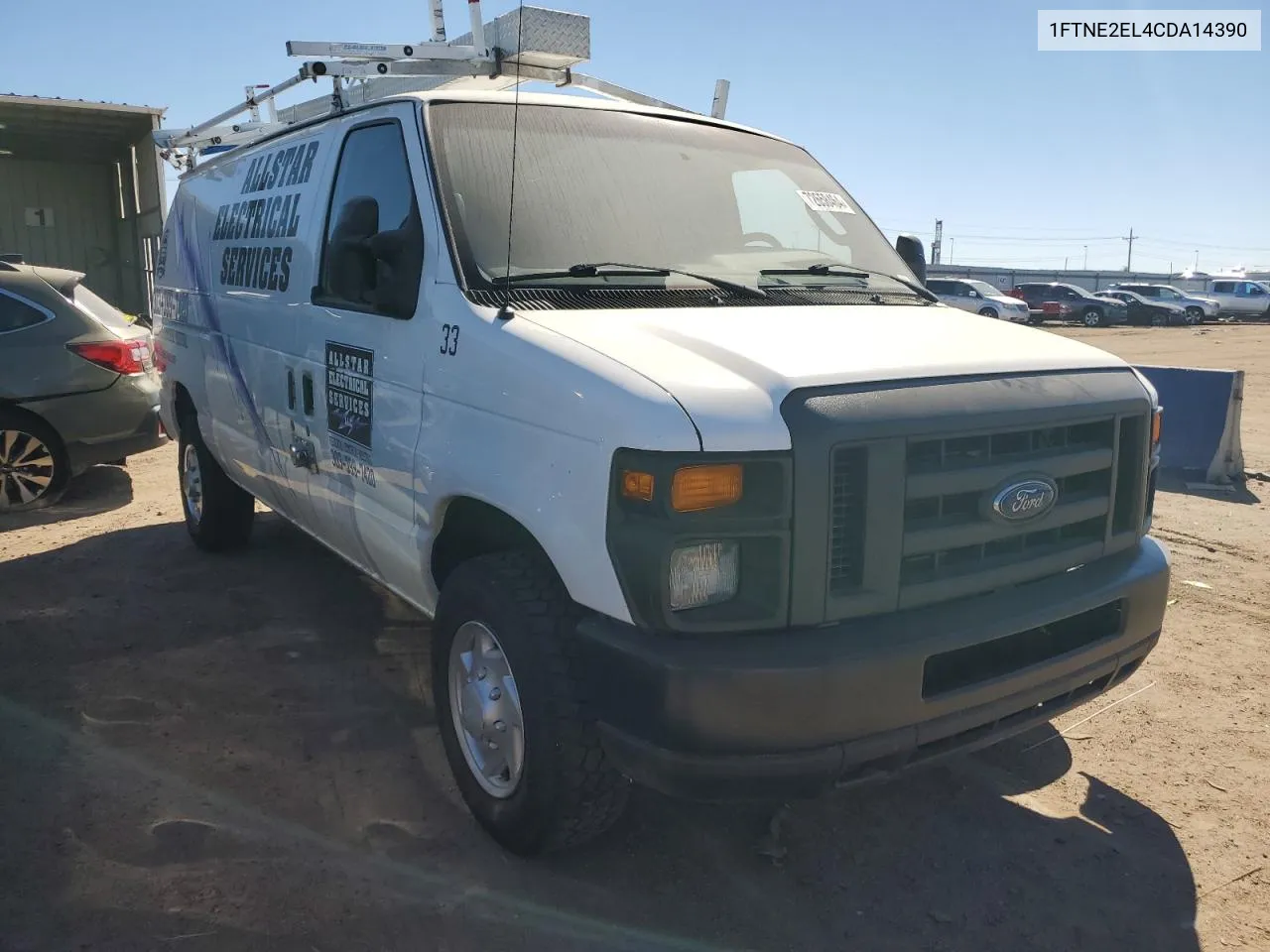 2012 Ford Econoline E250 Van VIN: 1FTNE2EL4CDA14390 Lot: 72658464