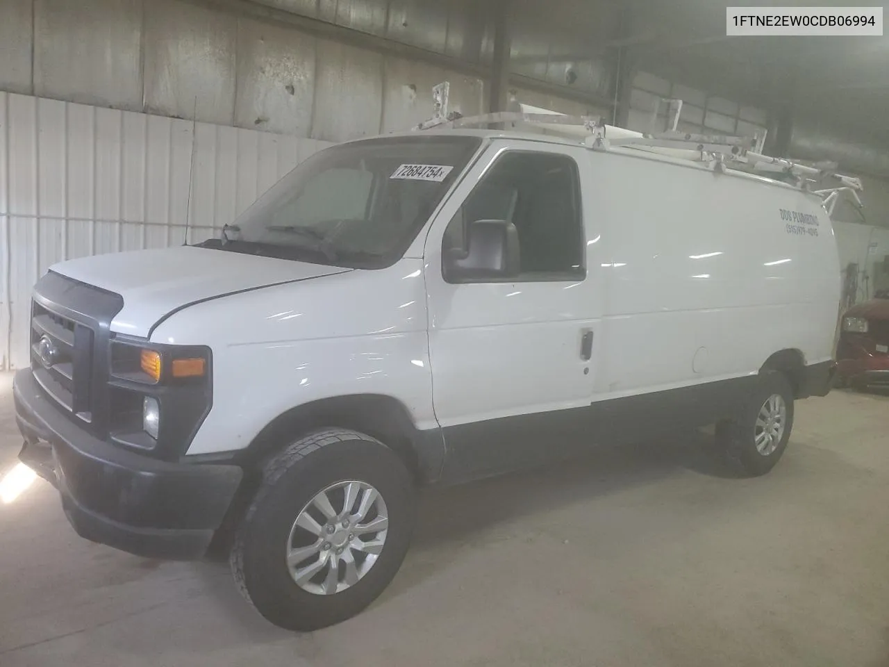 2012 Ford Econoline E250 Van VIN: 1FTNE2EW0CDB06994 Lot: 72684754