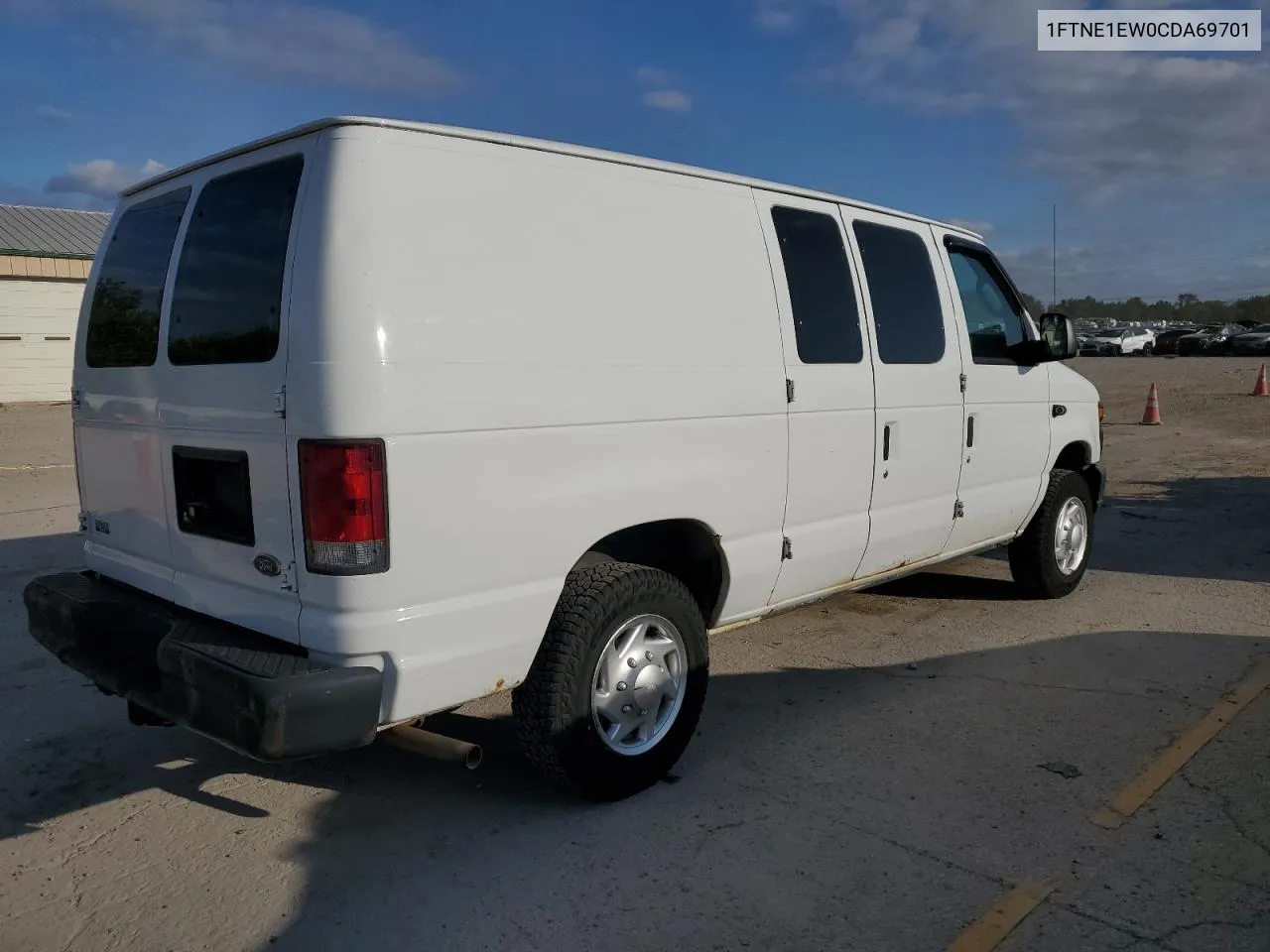 2012 Ford Econoline E150 Van VIN: 1FTNE1EW0CDA69701 Lot: 72937604