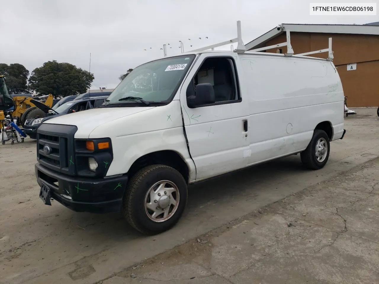 2012 Ford Econoline E150 Van VIN: 1FTNE1EW6CDB06198 Lot: 73304174