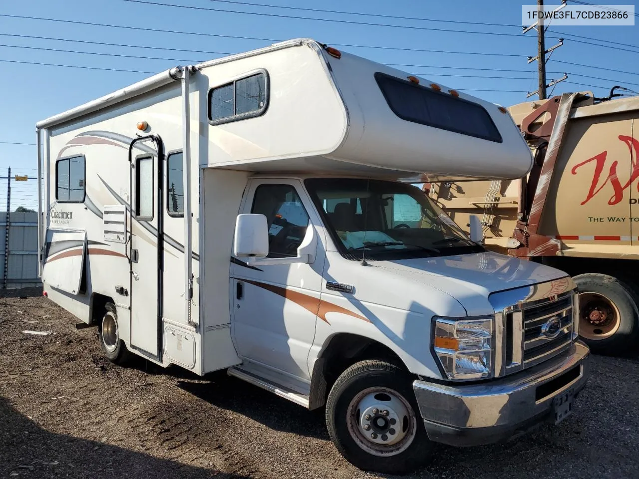 2012 Ford Econoline E350 Super Duty Cutaway Van VIN: 1FDWE3FL7CDB23866 Lot: 73682204