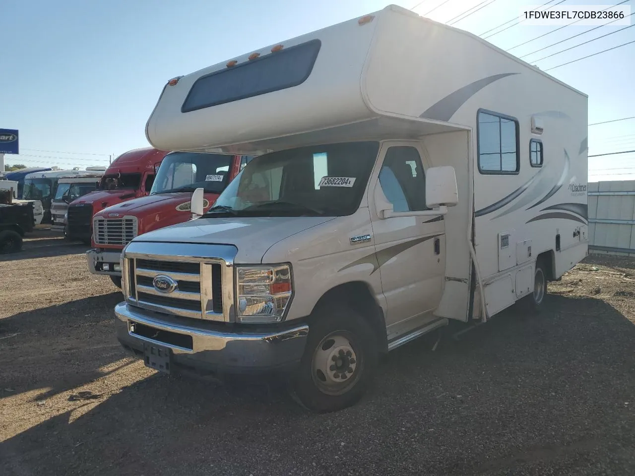 2012 Ford Econoline E350 Super Duty Cutaway Van VIN: 1FDWE3FL7CDB23866 Lot: 73682204