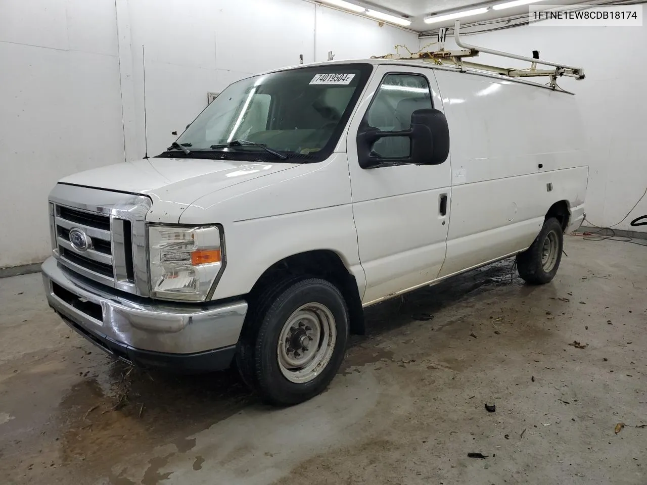 2012 Ford Econoline E150 Van VIN: 1FTNE1EW8CDB18174 Lot: 74019504