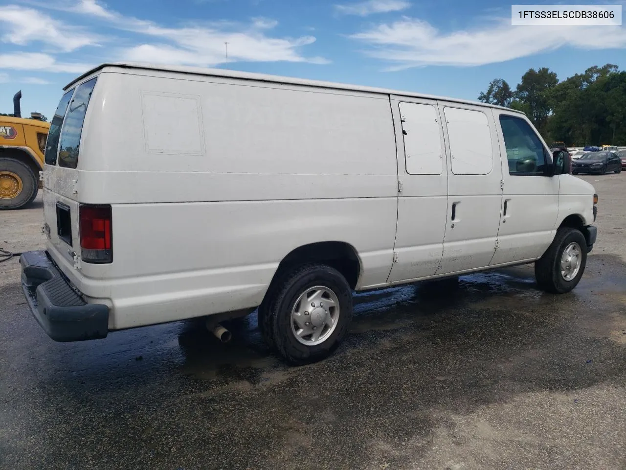 2012 Ford Econoline E350 Super Duty Van VIN: 1FTSS3EL5CDB38606 Lot: 74573164