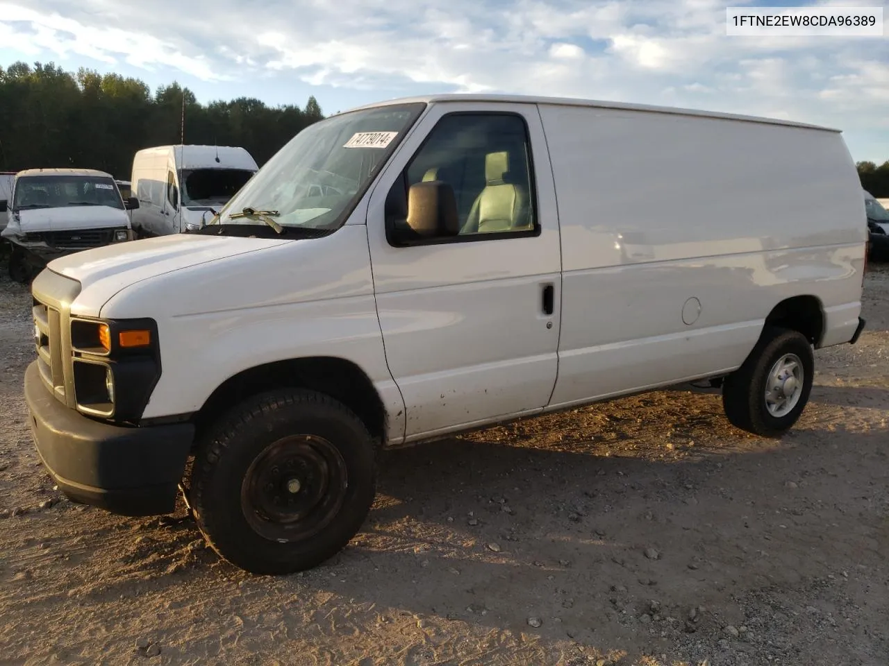 2012 Ford Econoline E250 Van VIN: 1FTNE2EW8CDA96389 Lot: 74779014