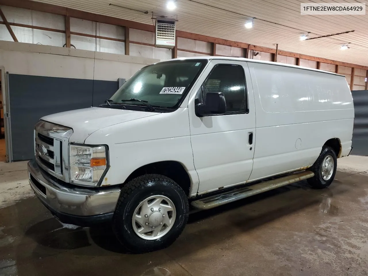 2012 Ford Econoline E250 Van VIN: 1FTNE2EW8CDA64929 Lot: 75234344