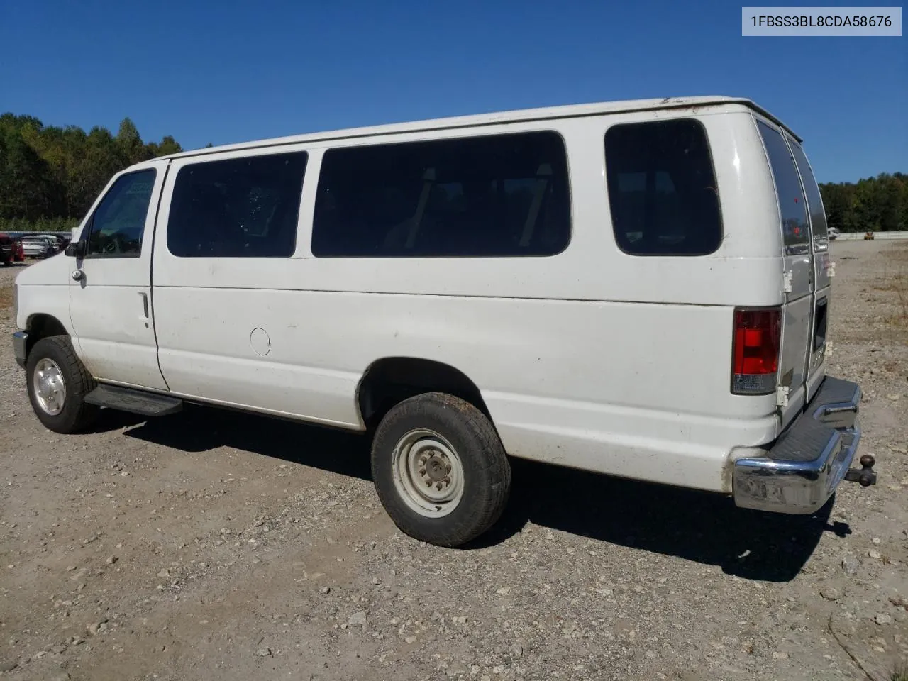 2012 Ford Econoline E350 Super Duty Wagon VIN: 1FBSS3BL8CDA58676 Lot: 75343224