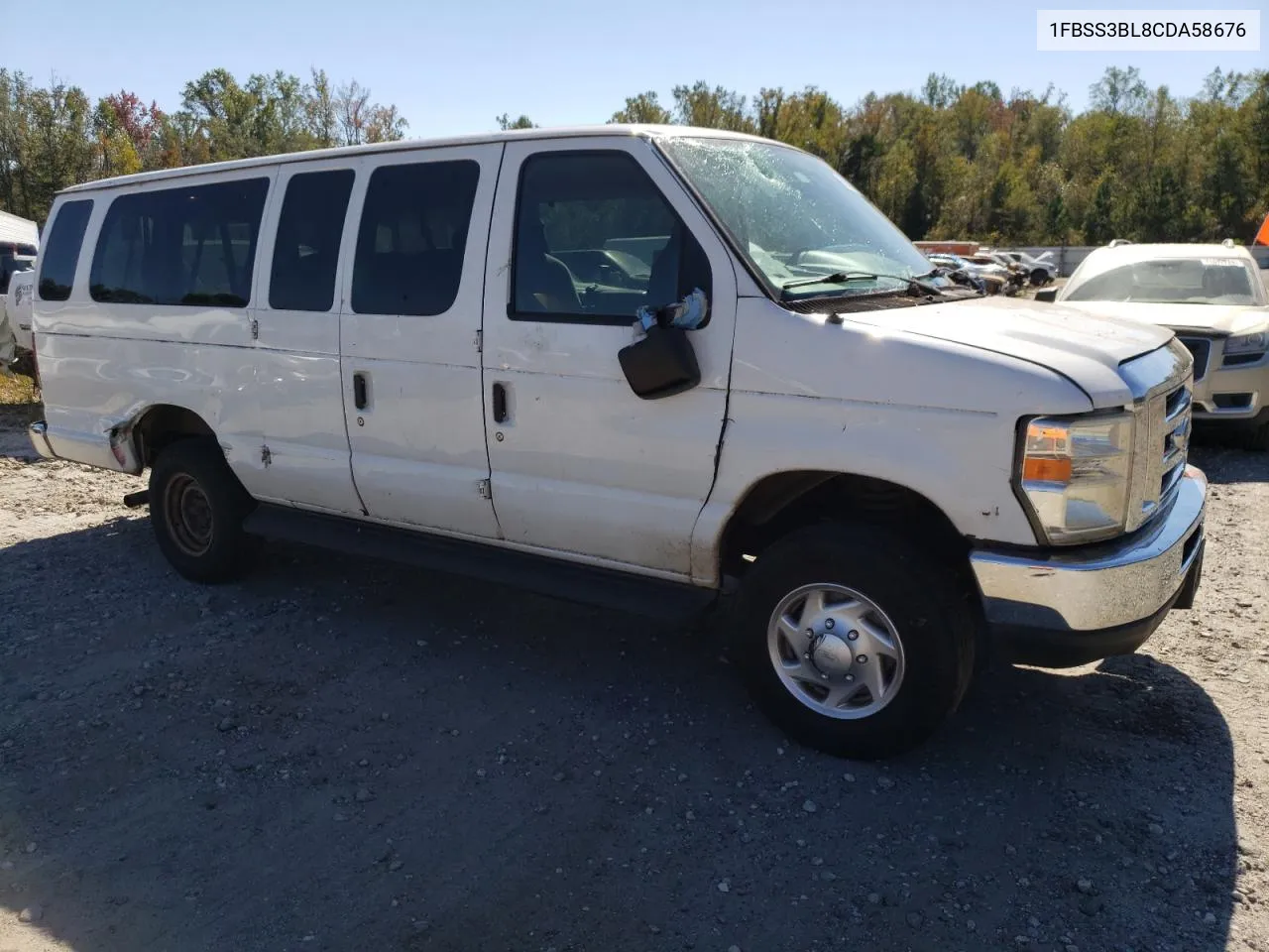 2012 Ford Econoline E350 Super Duty Wagon VIN: 1FBSS3BL8CDA58676 Lot: 75343224