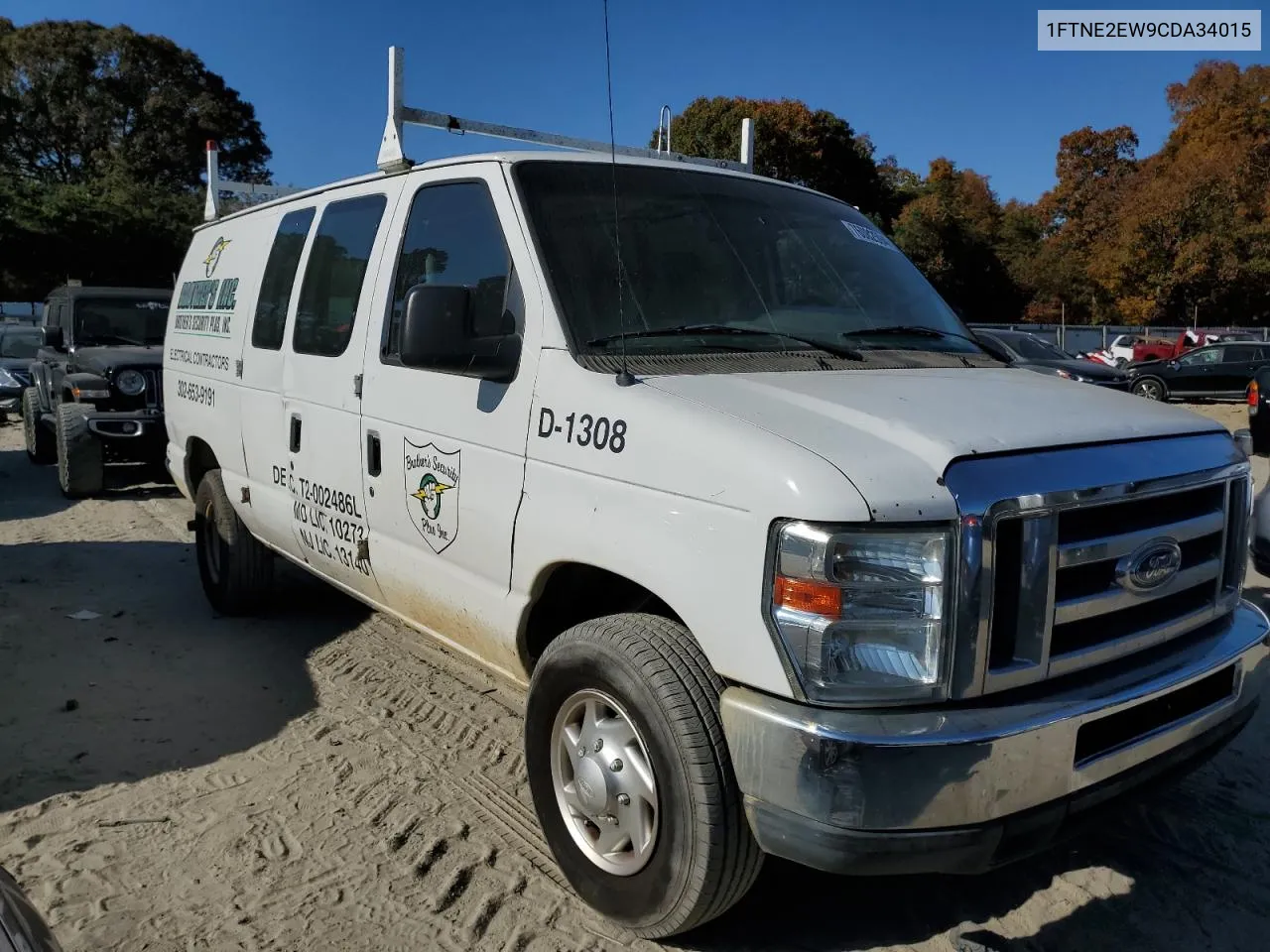 2012 Ford Econoline E250 Van VIN: 1FTNE2EW9CDA34015 Lot: 76082594