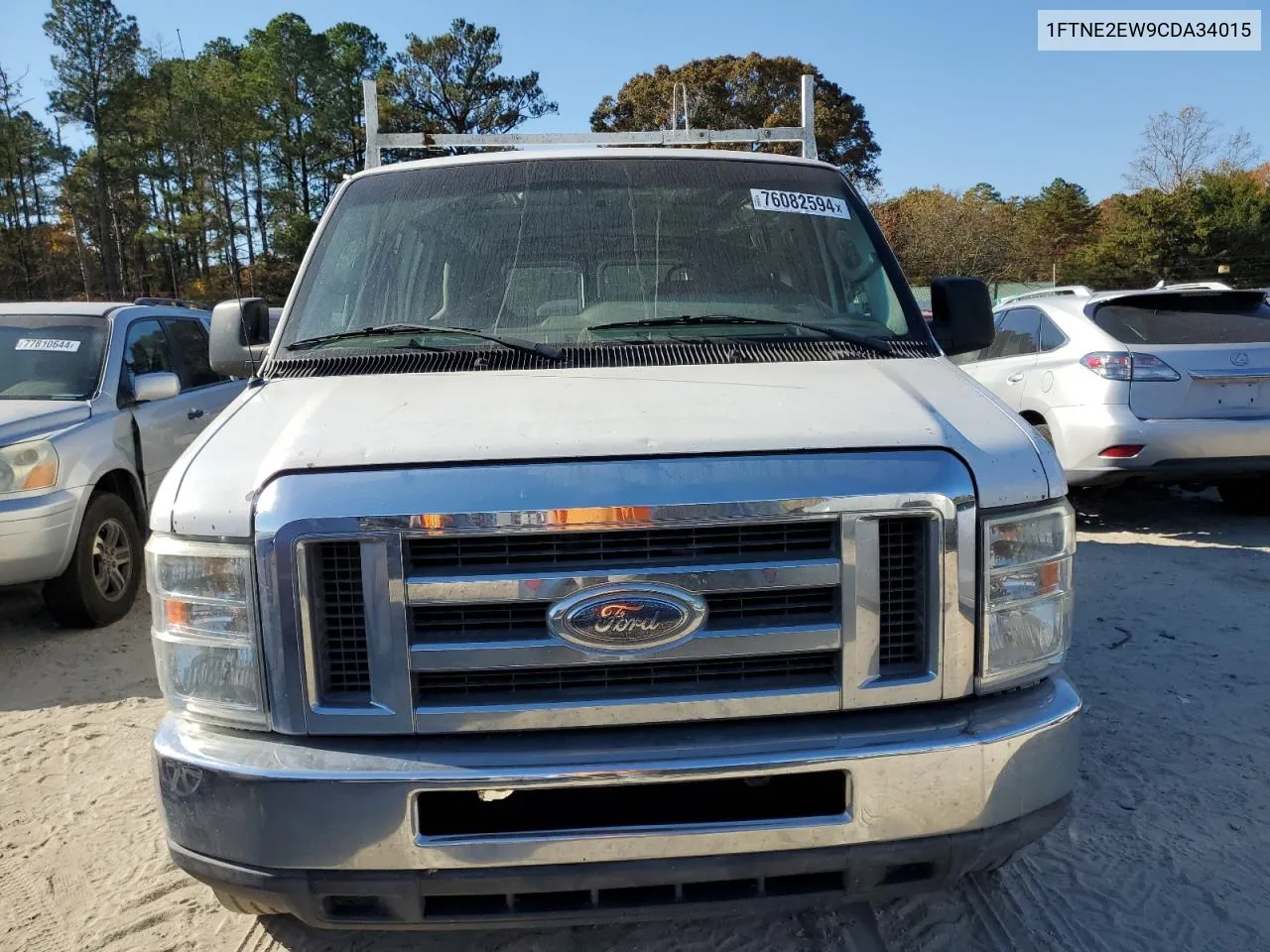 2012 Ford Econoline E250 Van VIN: 1FTNE2EW9CDA34015 Lot: 76082594