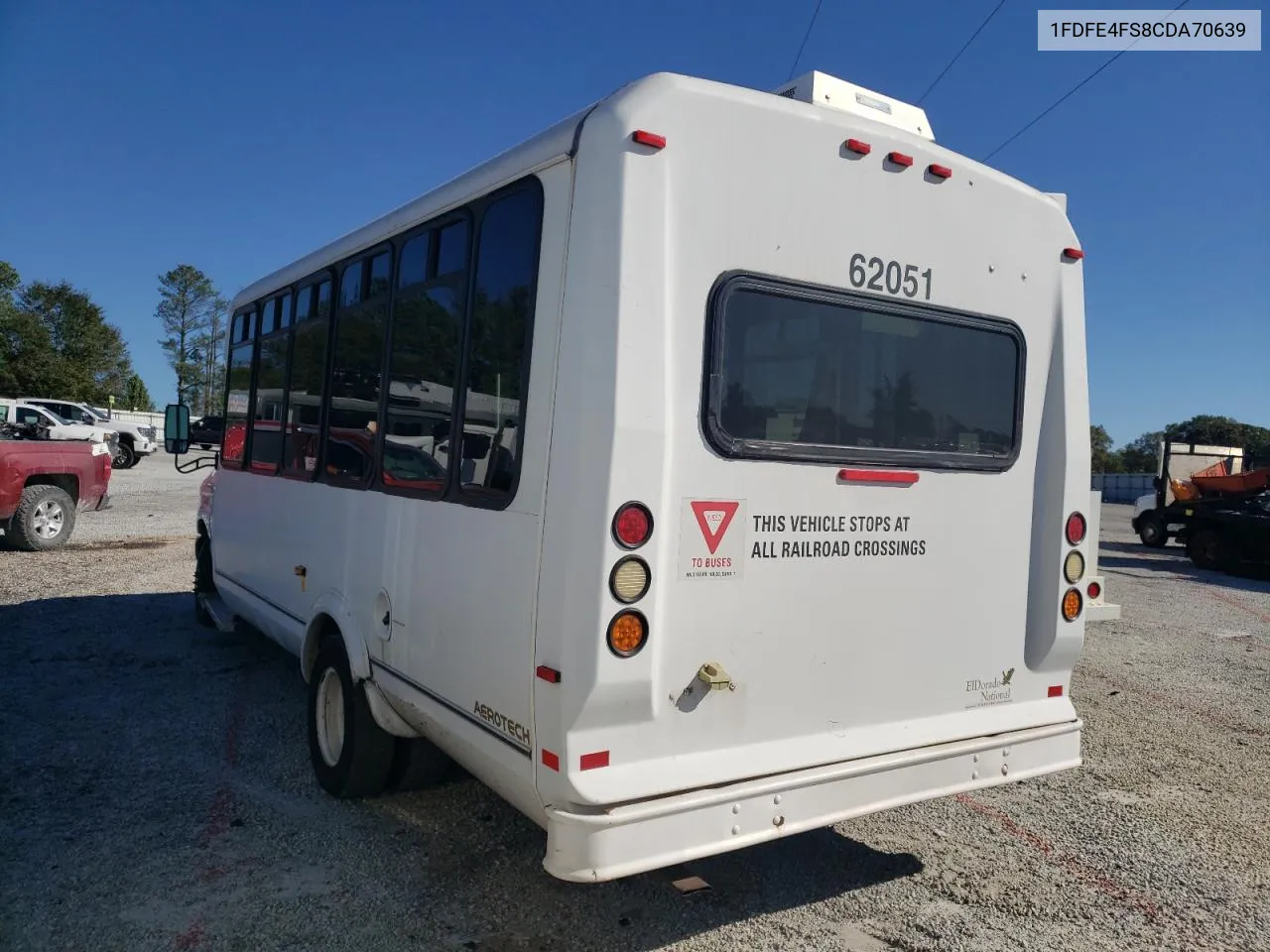 2012 Ford Econoline E450 Super Duty Cutaway Van VIN: 1FDFE4FS8CDA70639 Lot: 76255724