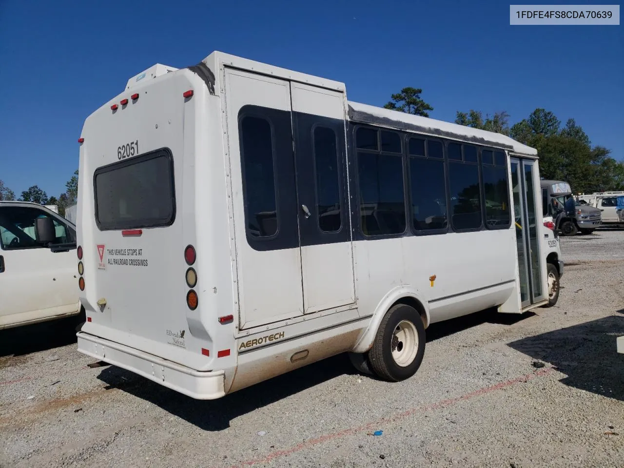 2012 Ford Econoline E450 Super Duty Cutaway Van VIN: 1FDFE4FS8CDA70639 Lot: 76255724