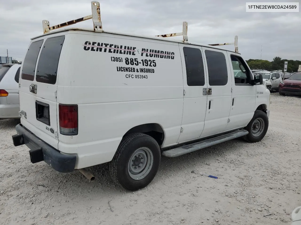 2012 Ford Econoline E250 Van VIN: 1FTNE2EW8CDA24589 Lot: 76542744