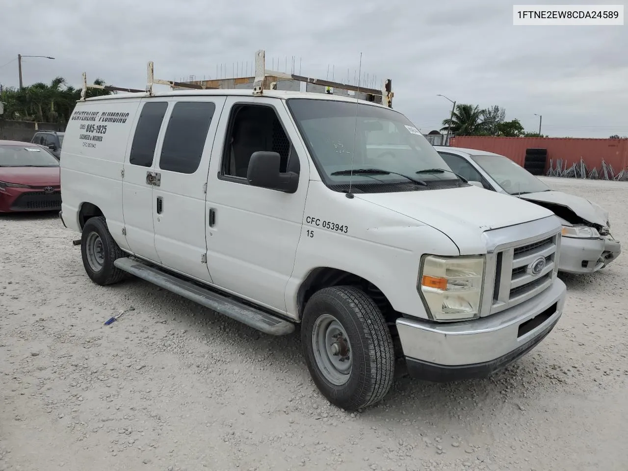 2012 Ford Econoline E250 Van VIN: 1FTNE2EW8CDA24589 Lot: 76542744