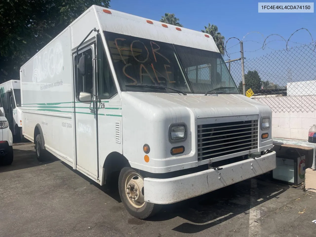 2012 Ford Econoline E450 Super Duty Commercial Stripped Chassis VIN: 1FC4E4KL4CDA74150 Lot: 76973214