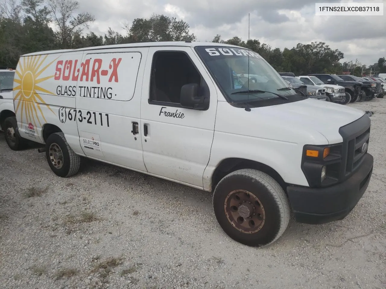 2012 Ford Econoline E250 Van VIN: 1FTNS2ELXCDB37118 Lot: 76987834