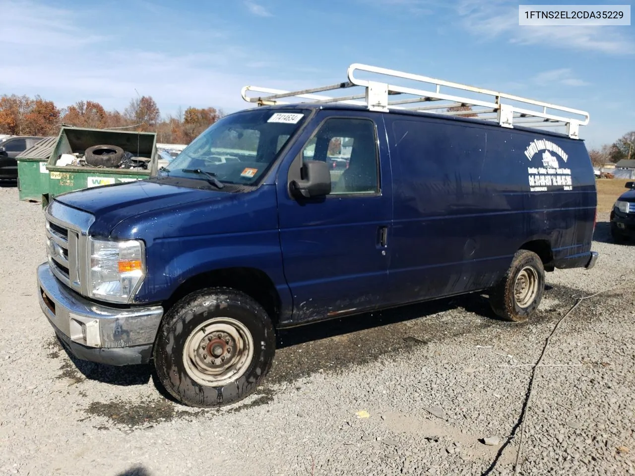 2012 Ford Econoline E250 Van VIN: 1FTNS2EL2CDA35229 Lot: 77414634