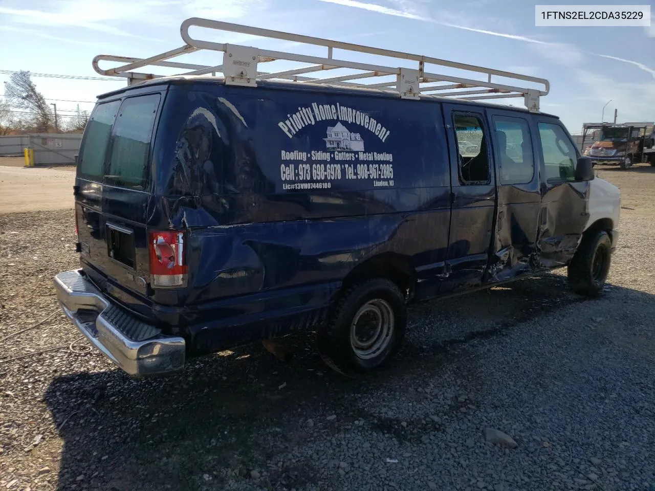 2012 Ford Econoline E250 Van VIN: 1FTNS2EL2CDA35229 Lot: 77414634