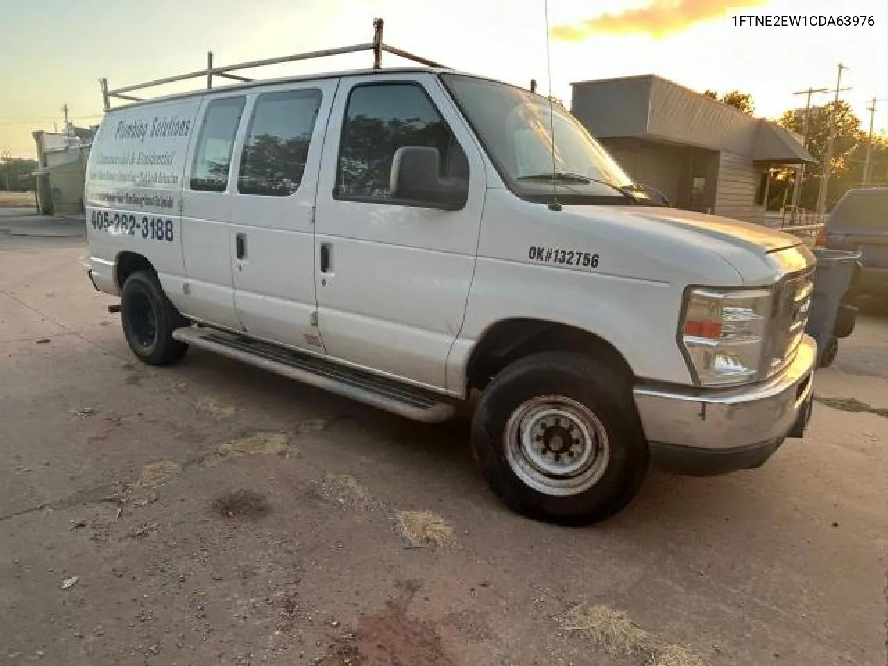 2012 Ford Econoline E250 Van VIN: 1FTNE2EW1CDA63976 Lot: 77915994