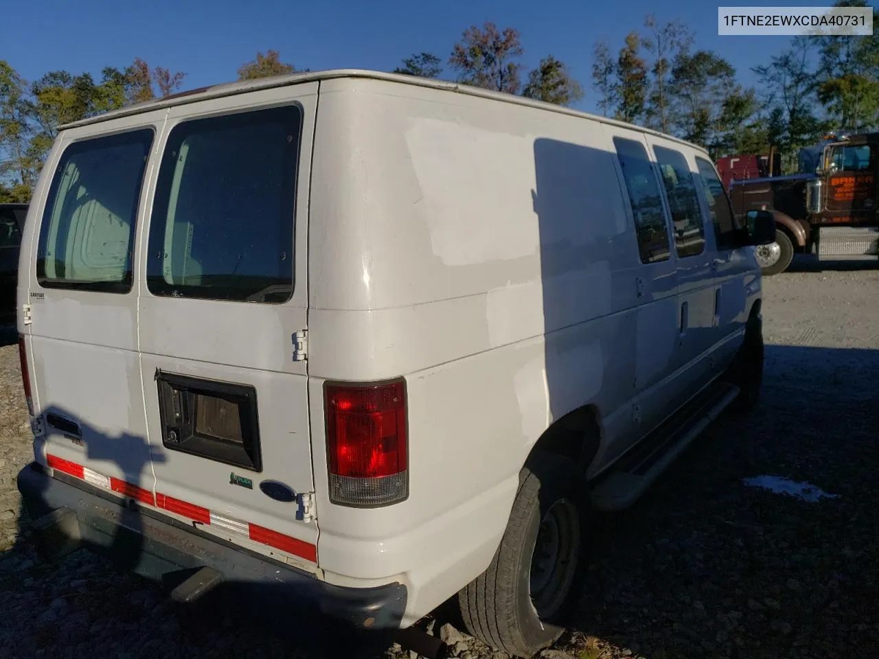 2012 Ford Econoline E250 Van VIN: 1FTNE2EWXCDA40731 Lot: 78915064