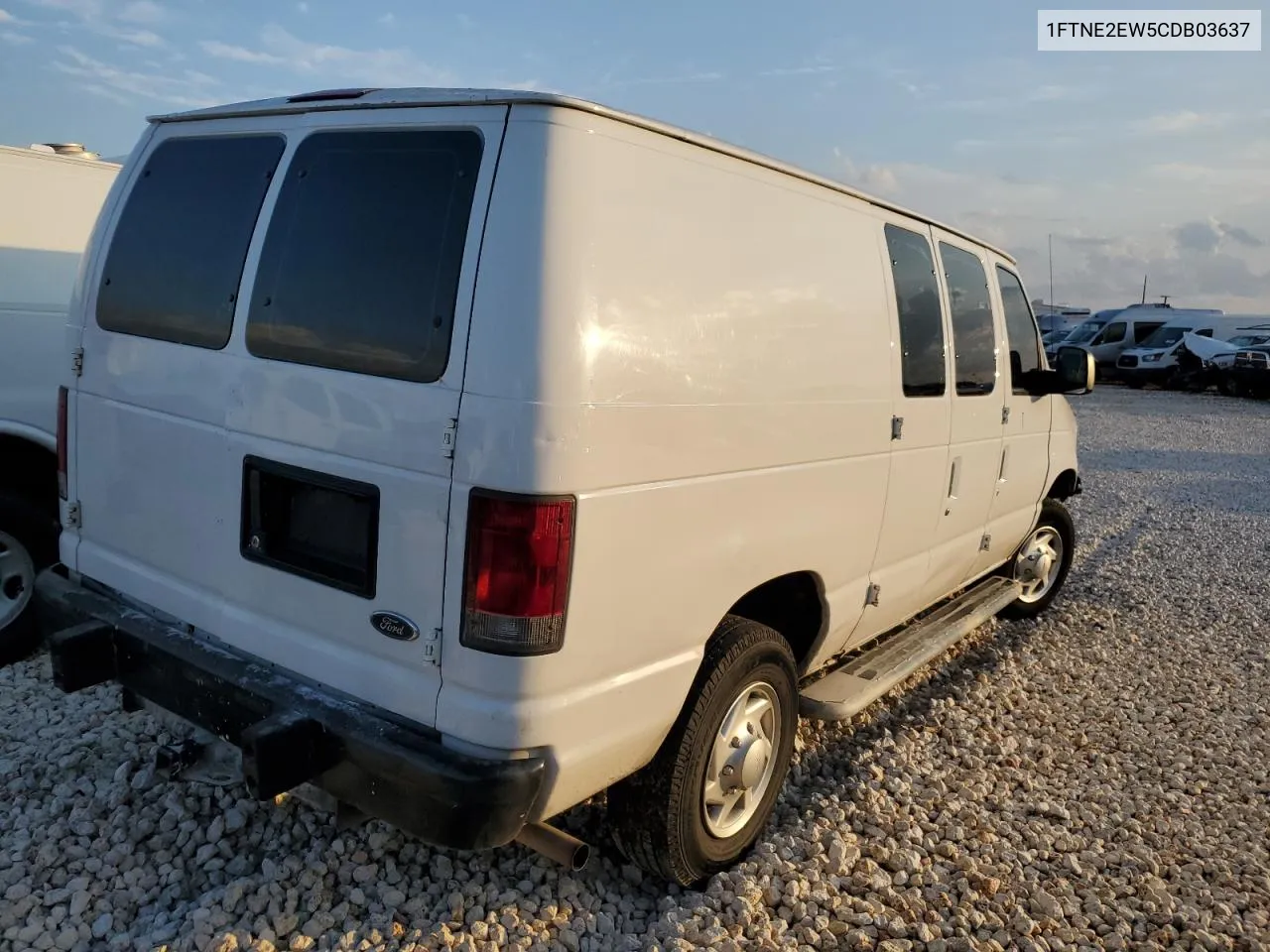 2012 Ford Econoline E250 Van VIN: 1FTNE2EW5CDB03637 Lot: 79126424