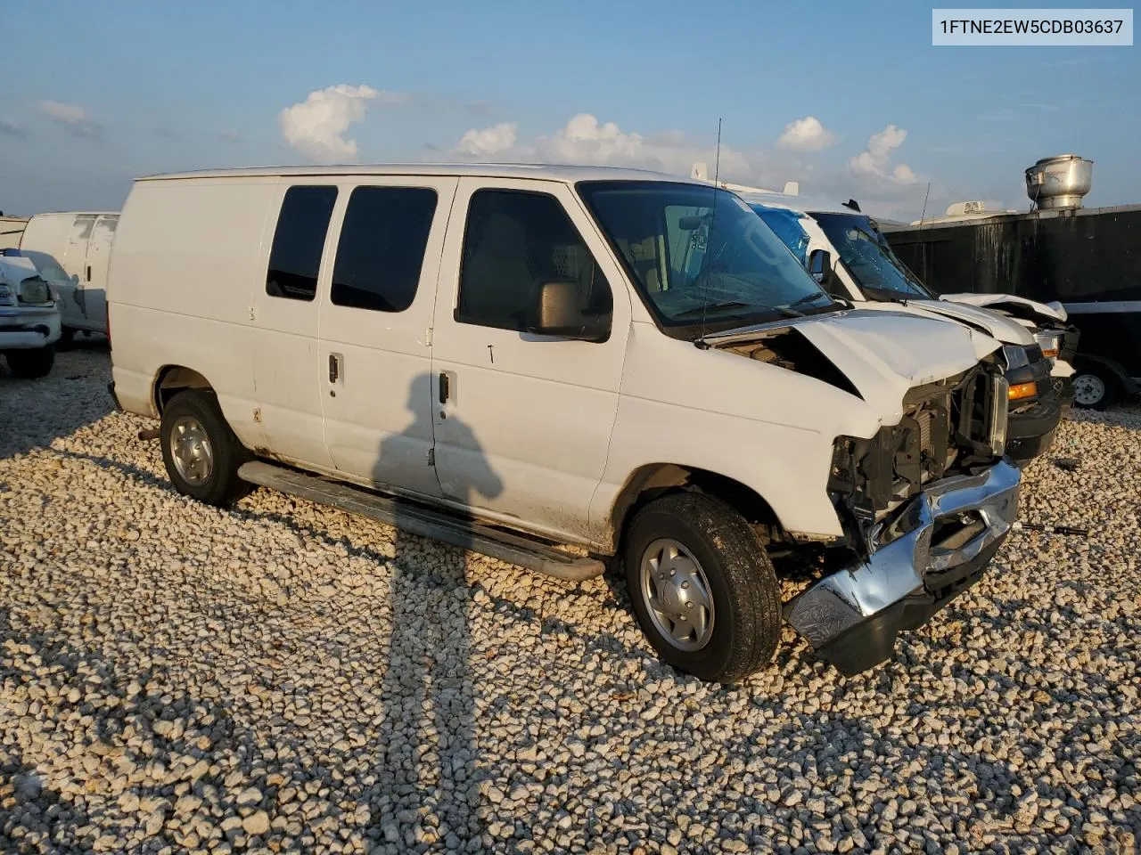 2012 Ford Econoline E250 Van VIN: 1FTNE2EW5CDB03637 Lot: 79126424