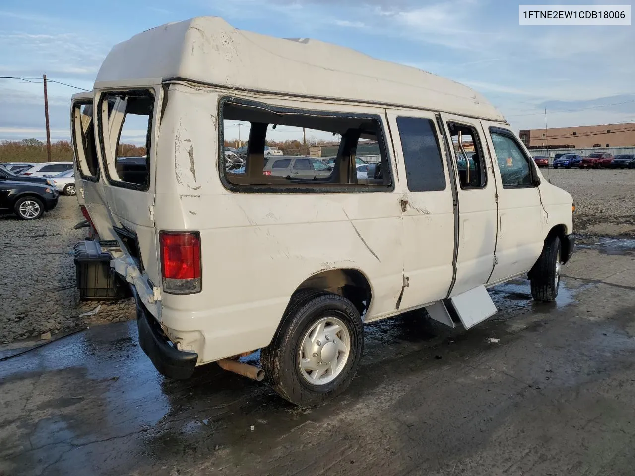 2012 Ford Econoline E250 Van VIN: 1FTNE2EW1CDB18006 Lot: 79272064