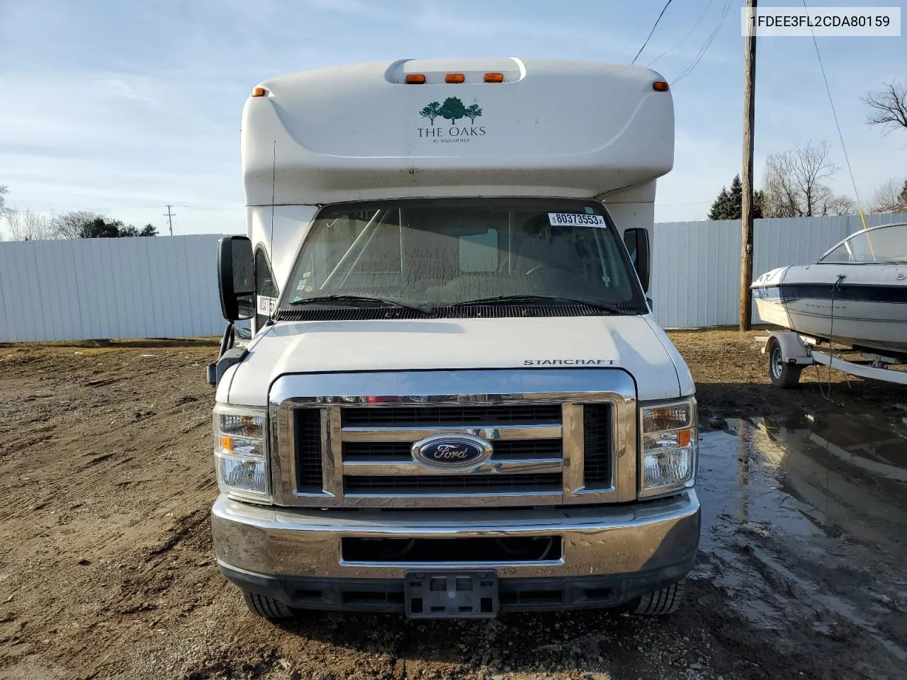 2012 Ford Econoline E350 Super Duty Cutaway Van VIN: 1FDEE3FL2CDA80159 Lot: 80373553