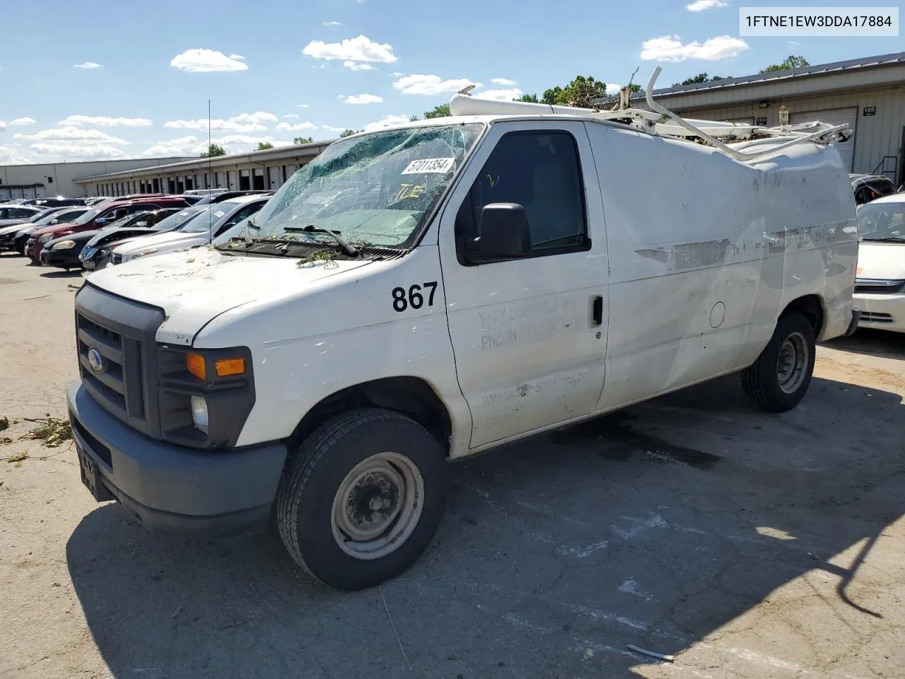 2013 Ford Econoline E150 Van VIN: 1FTNE1EW3DDA17884 Lot: 57011354