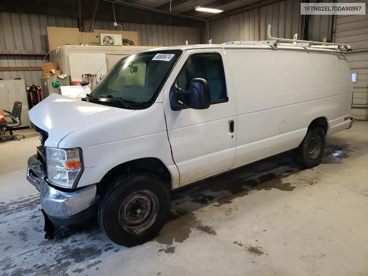 2013 Ford Econoline E250 Van VIN: 1FTNS2EL7DDA90597 Lot: 60608474