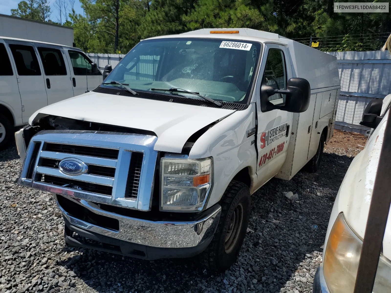 2013 Ford Econoline E350 Super Duty Cutaway Van VIN: 1FDWE3FL1DDA88422 Lot: 66286014