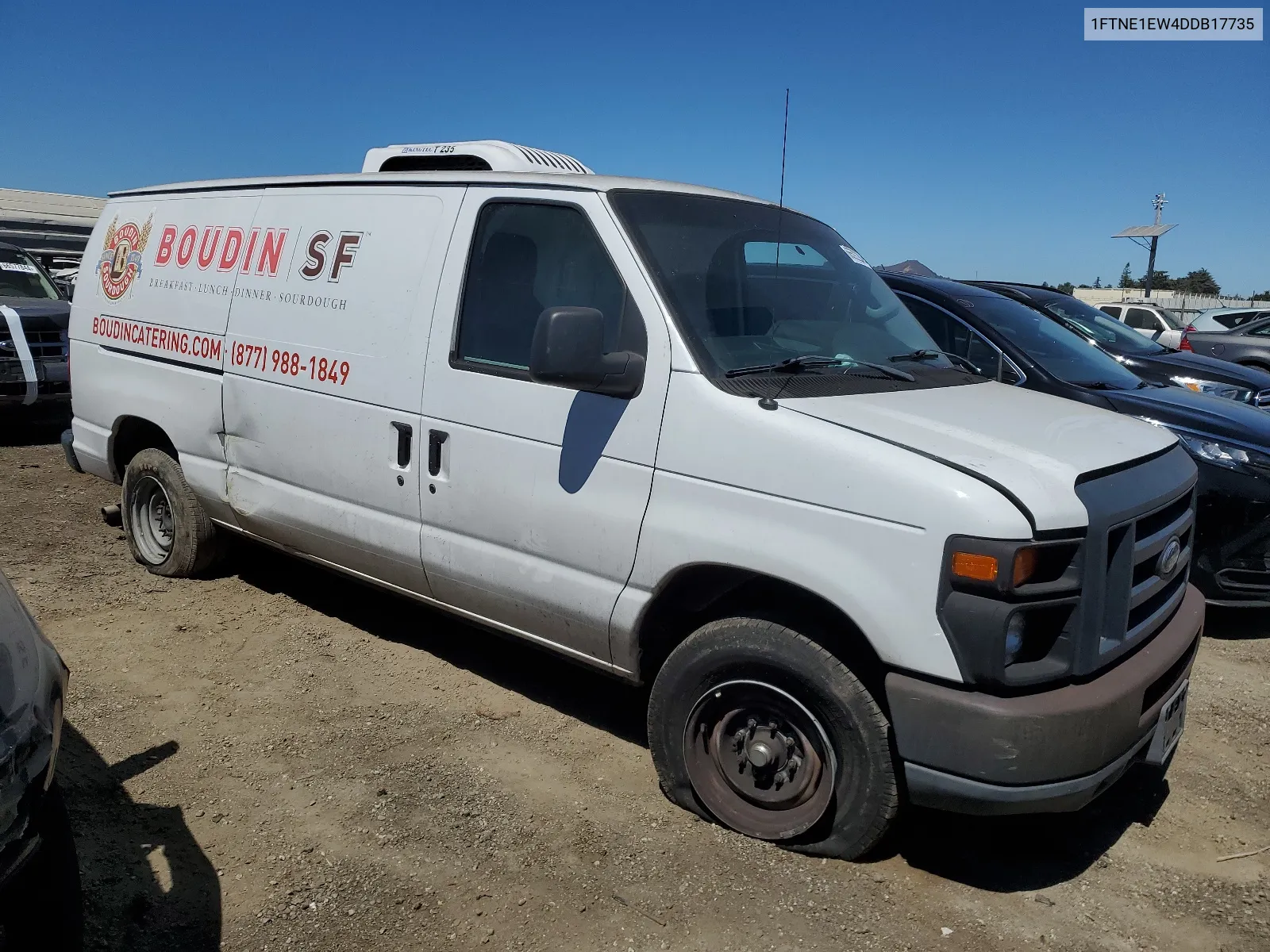 2013 Ford Econoline E150 Van VIN: 1FTNE1EW4DDB17735 Lot: 66592284