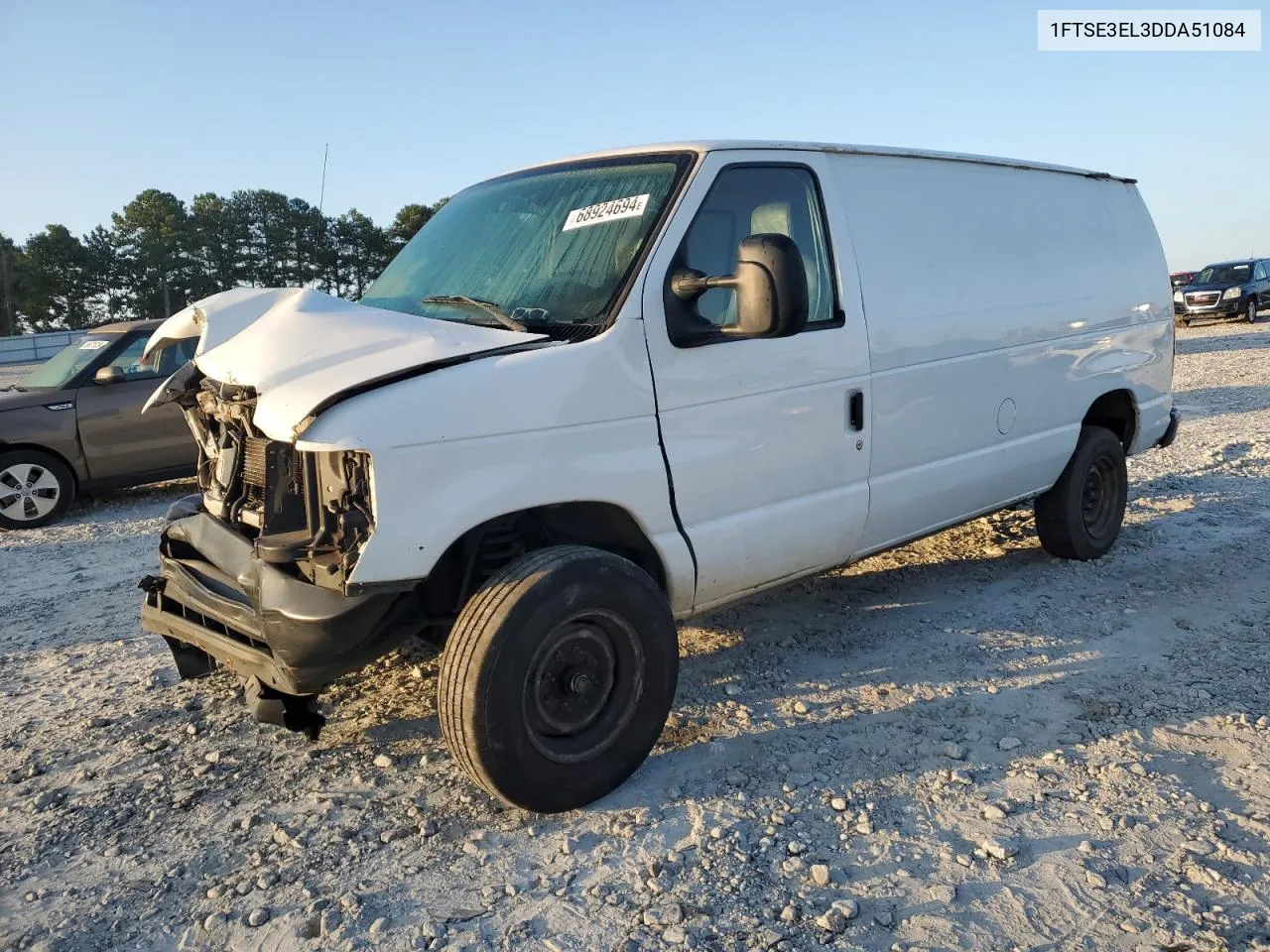 2013 Ford Econoline E350 Super Duty Van VIN: 1FTSE3EL3DDA51084 Lot: 68924694