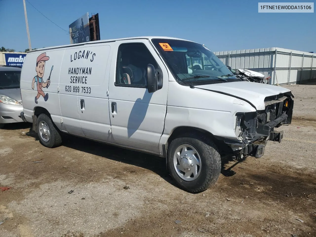 2013 Ford Econoline E150 Van VIN: 1FTNE1EW0DDA15106 Lot: 69090394