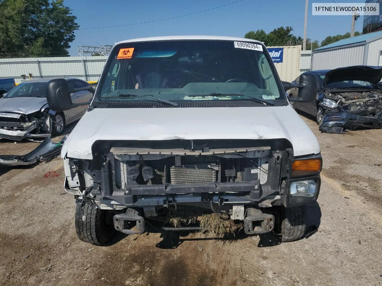 2013 Ford Econoline E150 Van VIN: 1FTNE1EW0DDA15106 Lot: 69090394