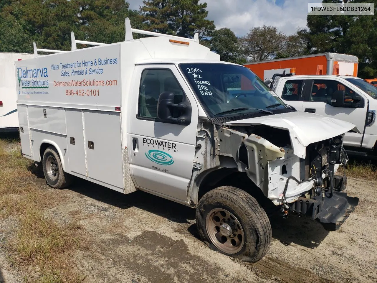 2013 Ford Econoline E350 Super Duty Cutaway Van VIN: 1FDWE3FL6DDB31264 Lot: 69925114